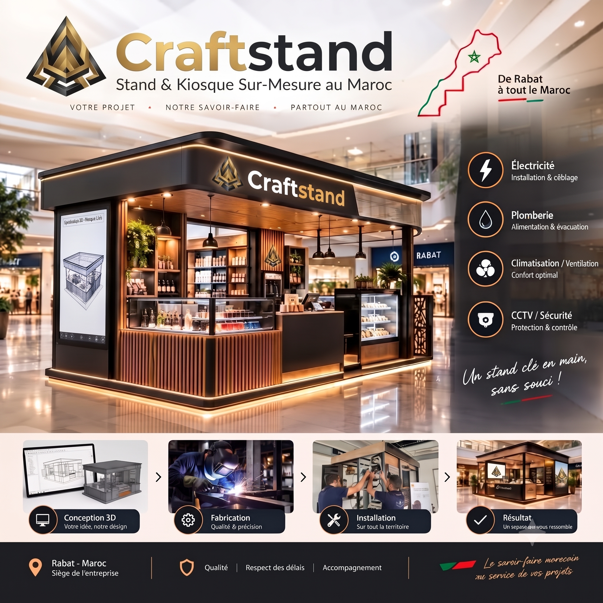 CraftStand Services Stands Kiosques Maroc